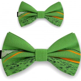 Papioane tata fiu, verde iarba, imprimeuri eclectice
